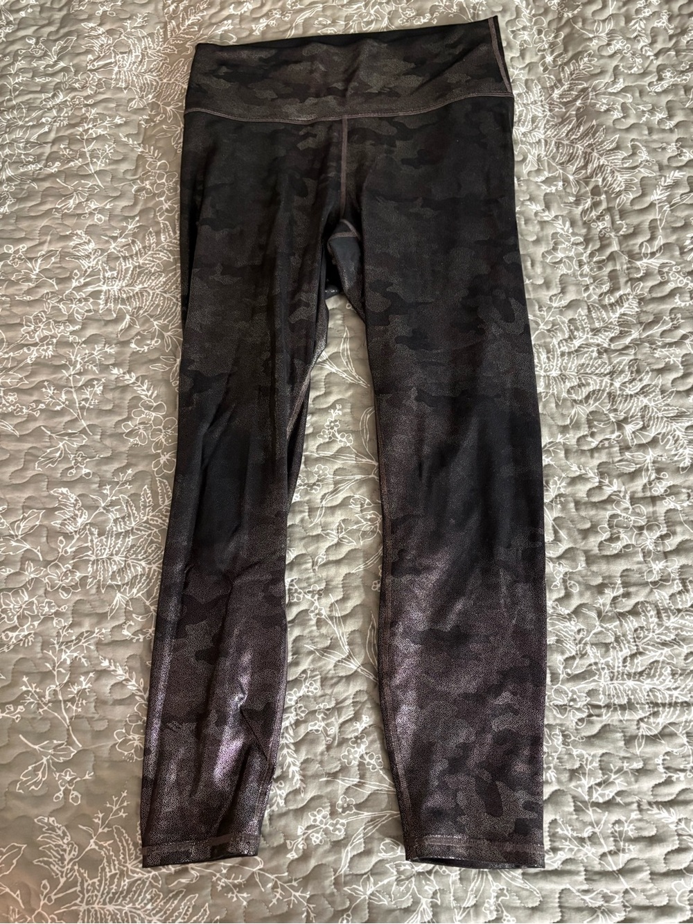 Fabletics Black Camo High-Waist Leggings